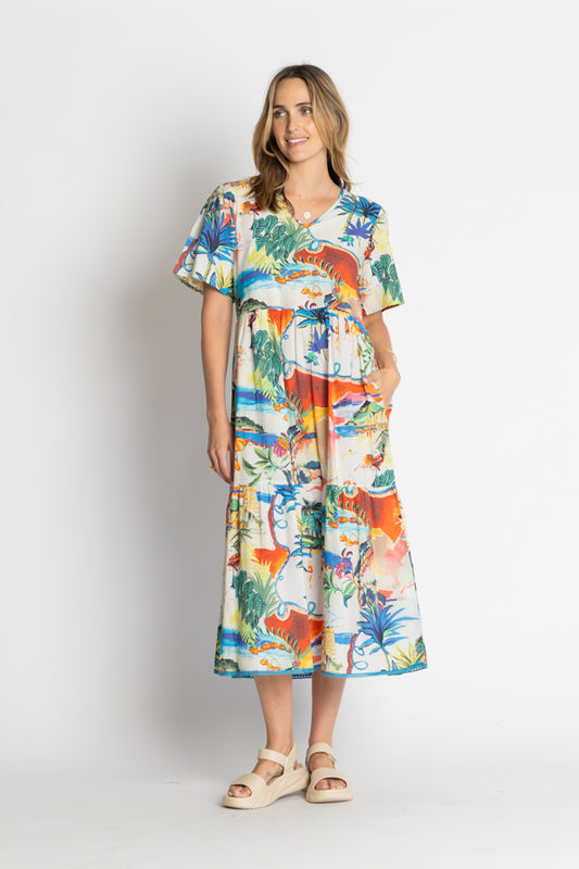 Lula Life Alba Midi Print