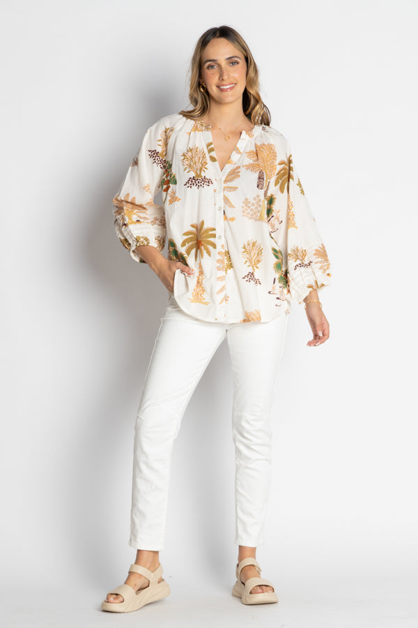 Lula Life Amrita Shirt White