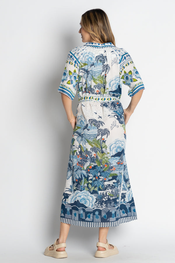 Lula Life Dita Shirtdress Ocean