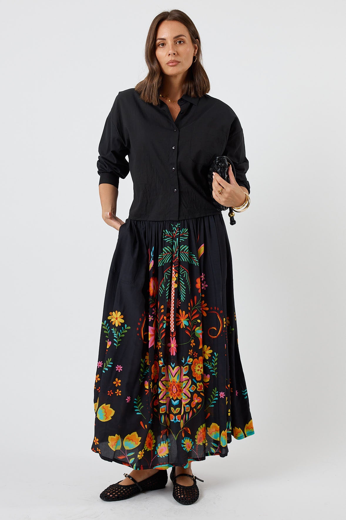 Lula Life Ingrid Skirt Print