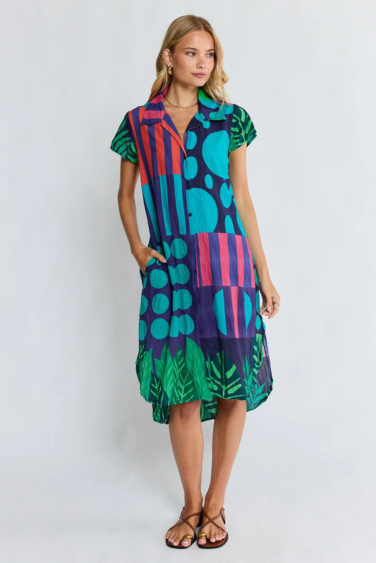 Lula Life Rhea Shirtmaker Navy