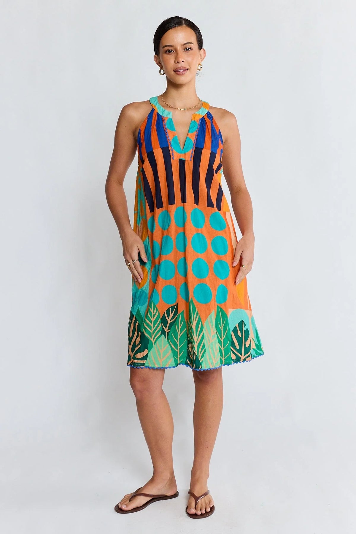 Lula Life Rhea Sundress Flame