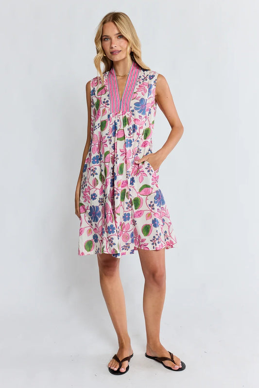 Lula Life Marias Sleeveless Dress Multi