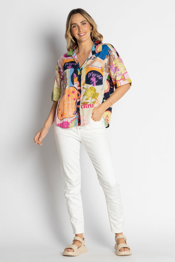 Lula Life Melrose Shirt Multi