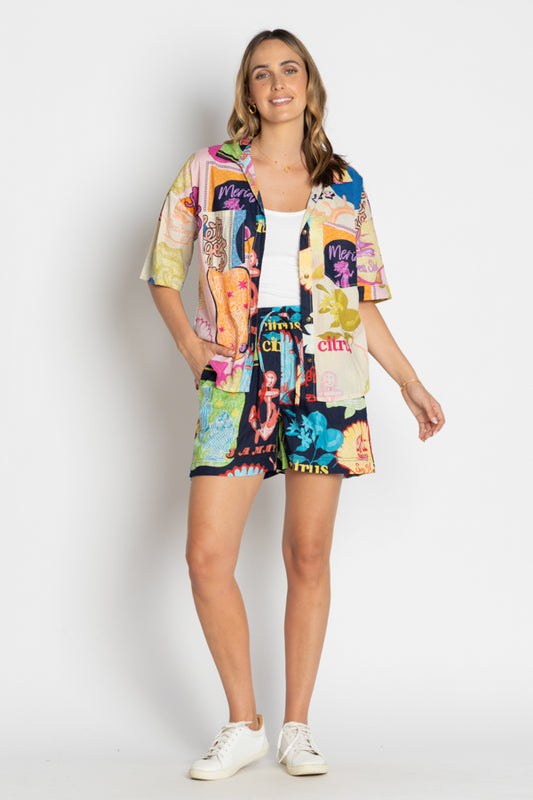 Lula Life Melrose Shirt Multi