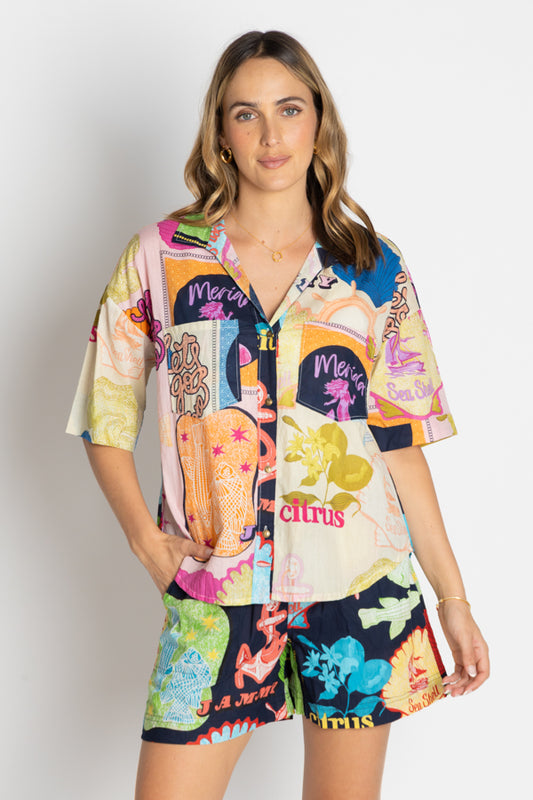 Lula Life Melrose Shirt Multi
