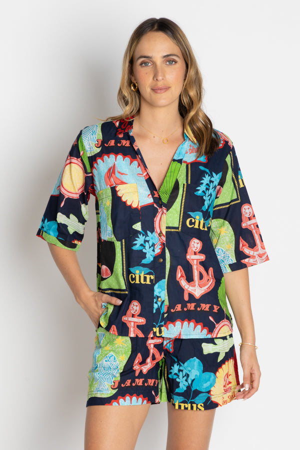 Lula Life Melrose Short Navy