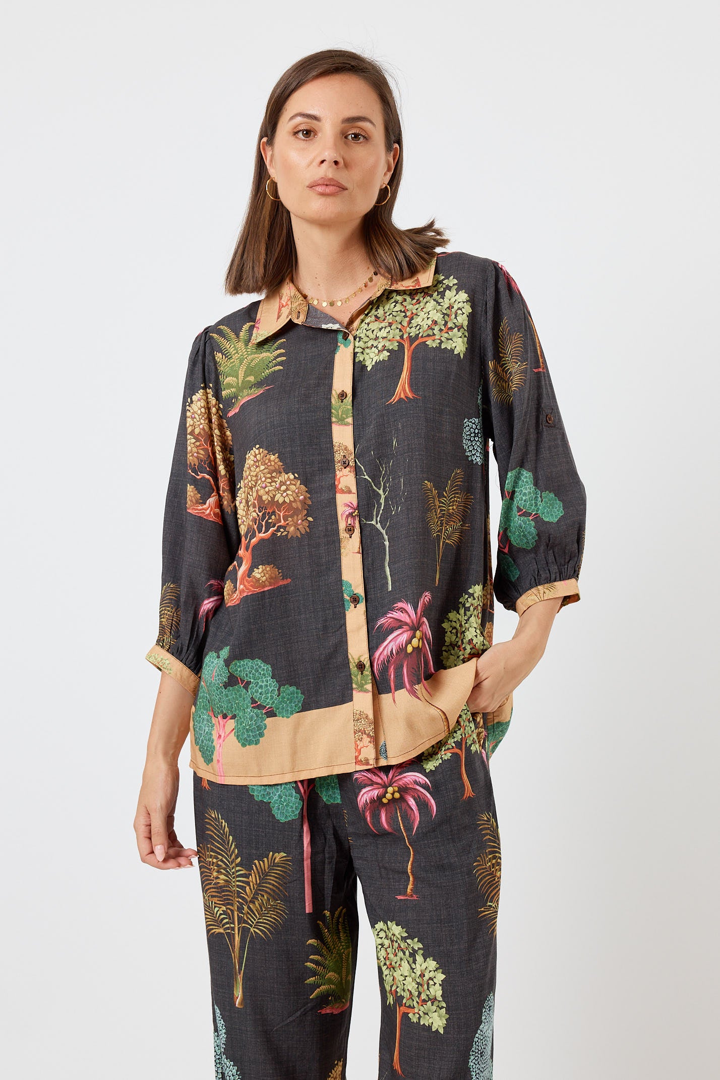 Lula Life Wanda Shirt Espresso