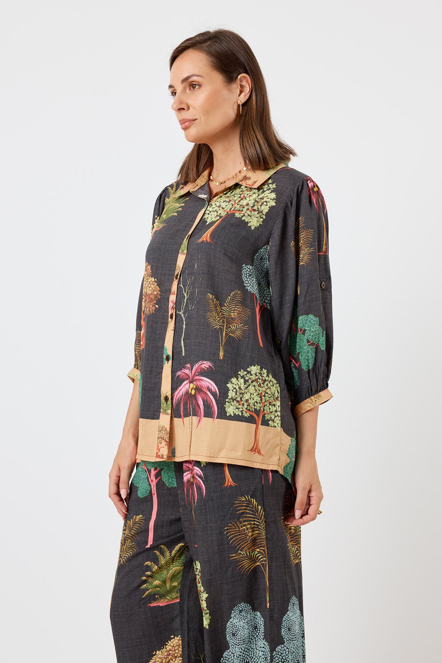 Lula Life Wanda Shirt Espresso