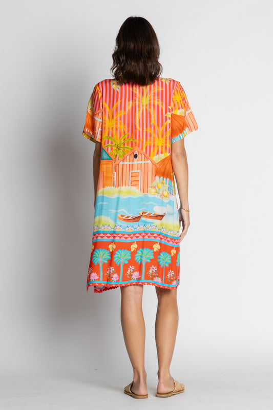 Lula Soul Mardiva Shift Dress Melon
