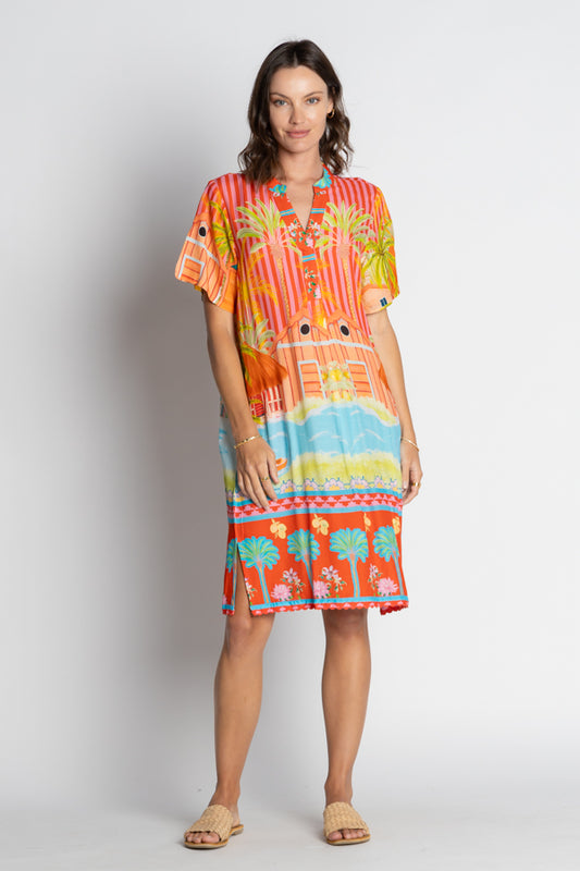 Lula Soul Mardiva Shift Dress Melon