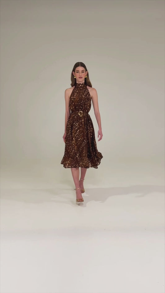 Sacha Drake maple midi dress