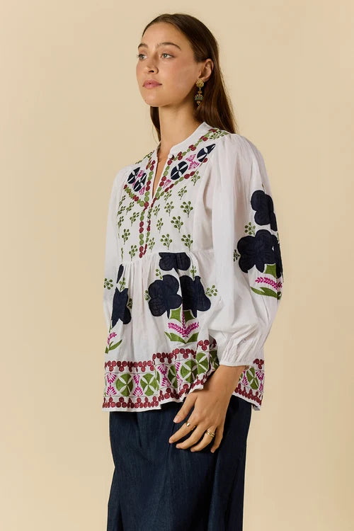 Rubyyaya Alcaraz Shirt White