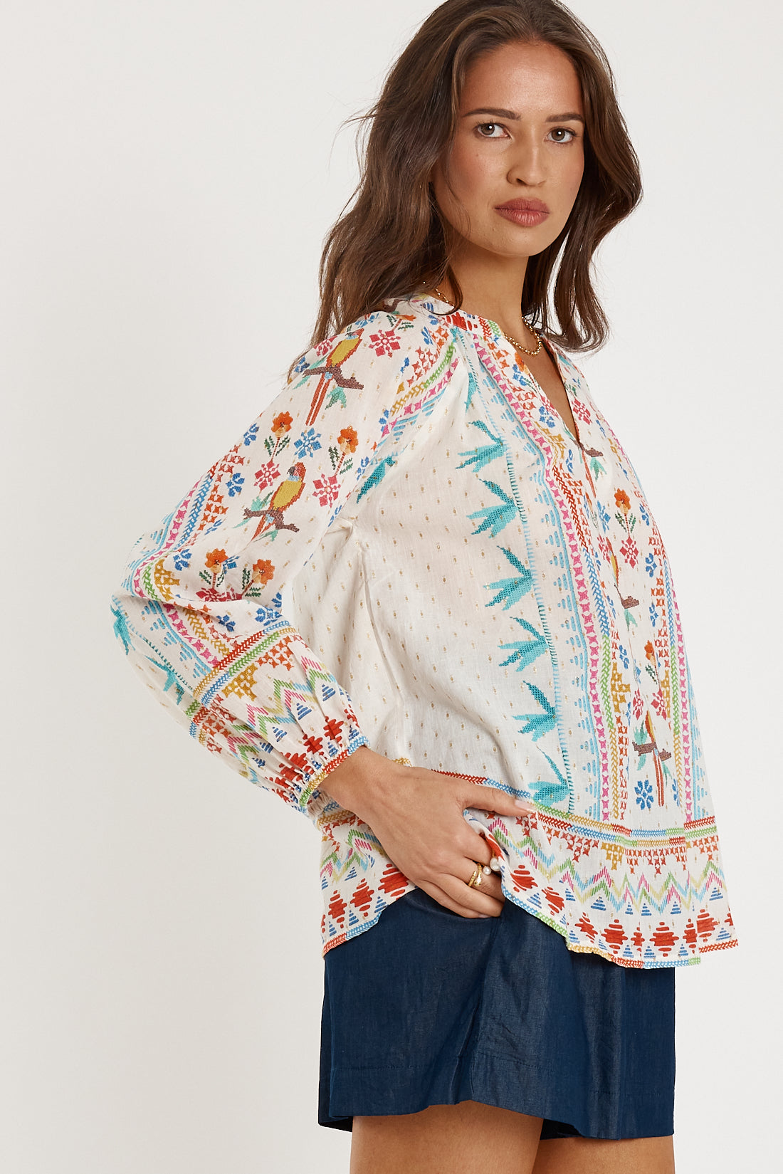 Rubyyaya Biscay Shirt White