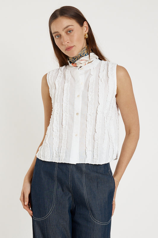 Rubyyaya Camargue Top White