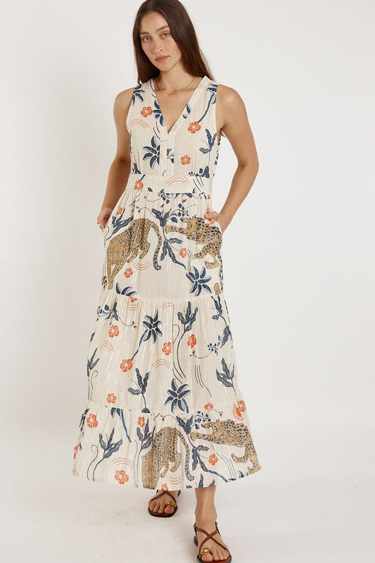 Rubyyaya Celine Maxi Print