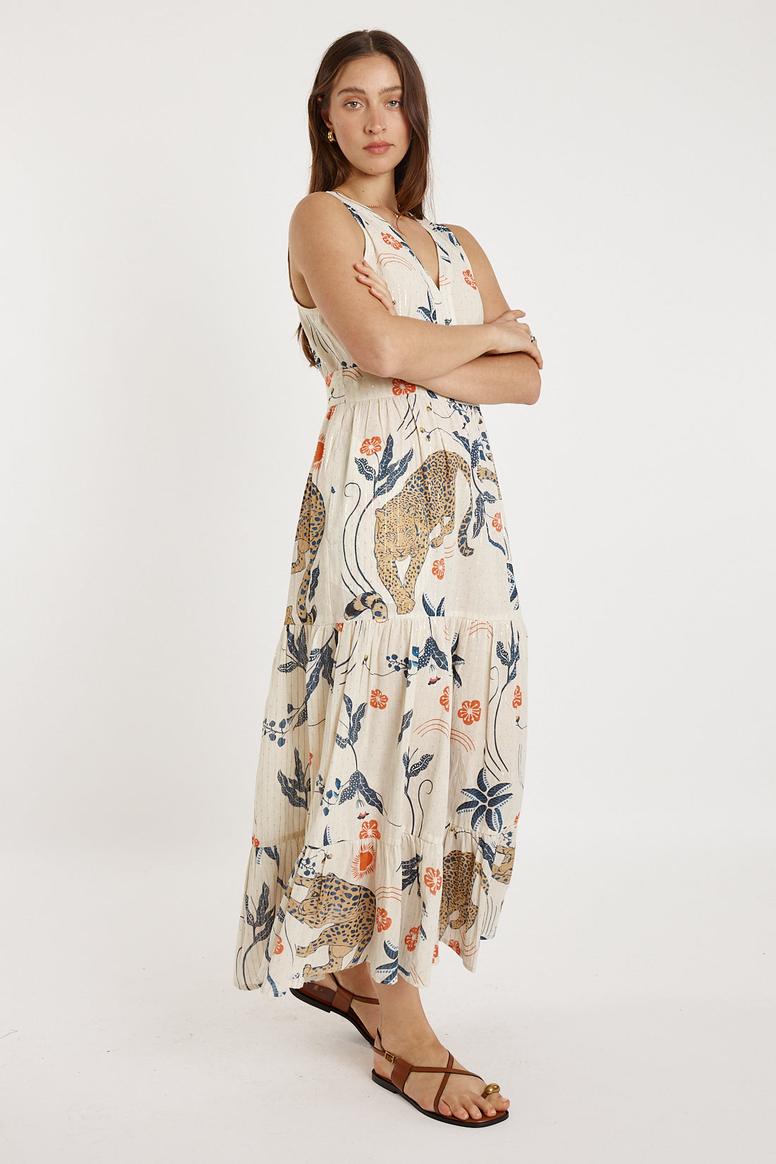 Rubyyaya Celine Maxi Print