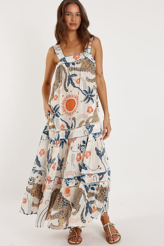 Rubyyaya Celine Sundress Print