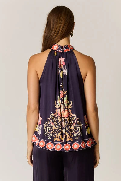 Rubyyaya Gazte Top Burgundy