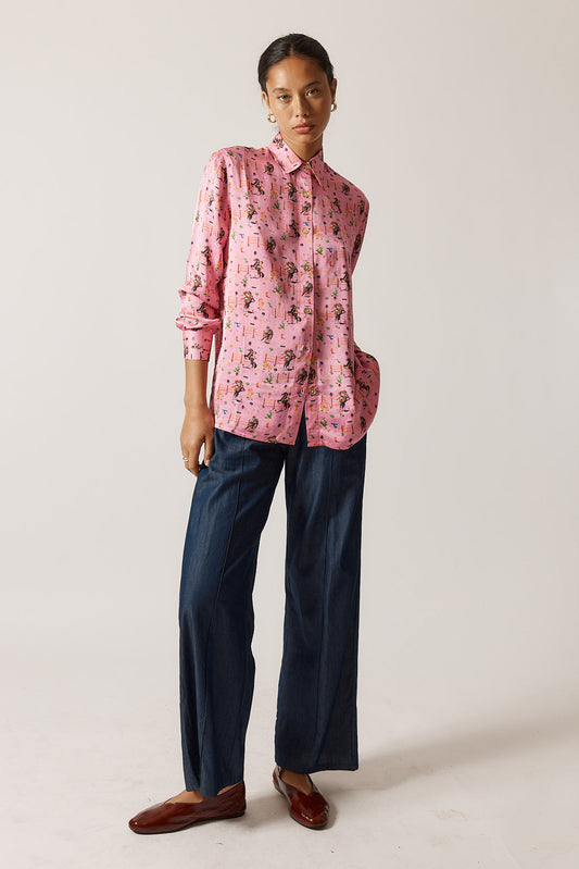 Rubyyaya Howdy Cowgirl Shirt Pink