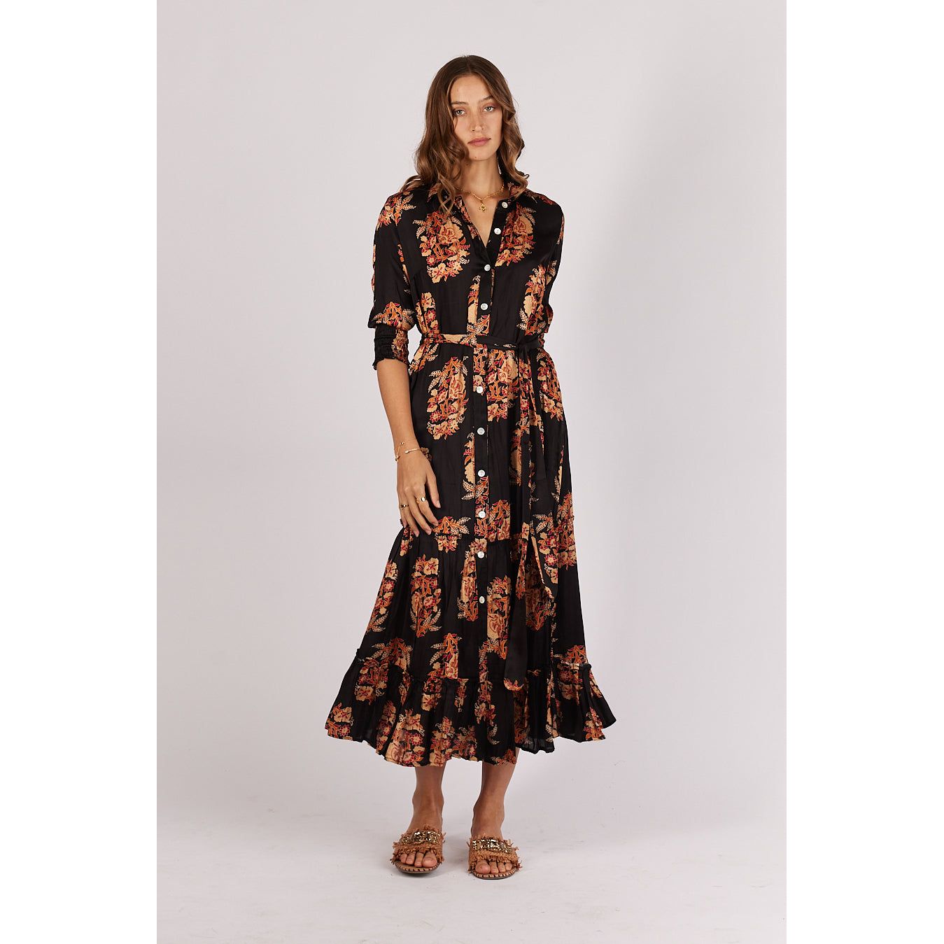 Ruby Yaya Paisley Maxi  Black