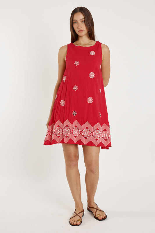 Rubyyaya Ravello Dress Watermelon