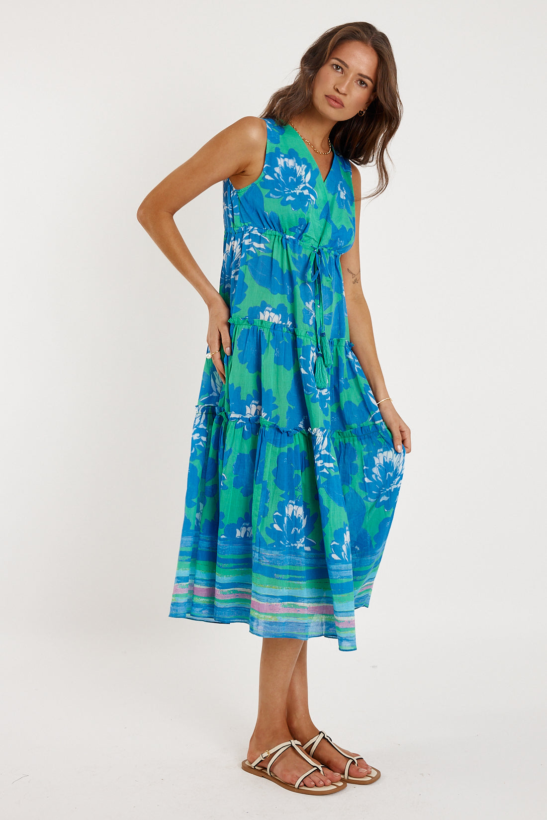 Rubyyaya Sunrise Maxi Blue