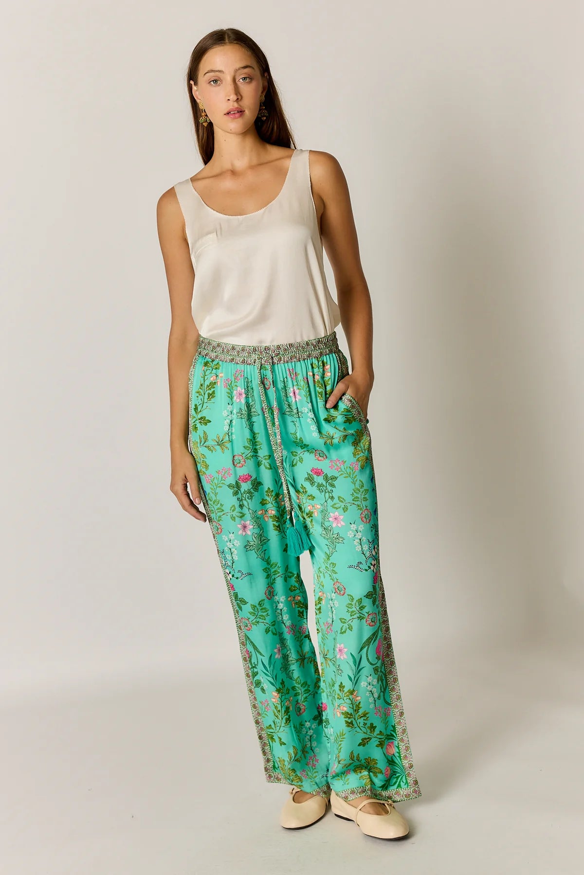 Rubyyaya Tatiana Pant Green