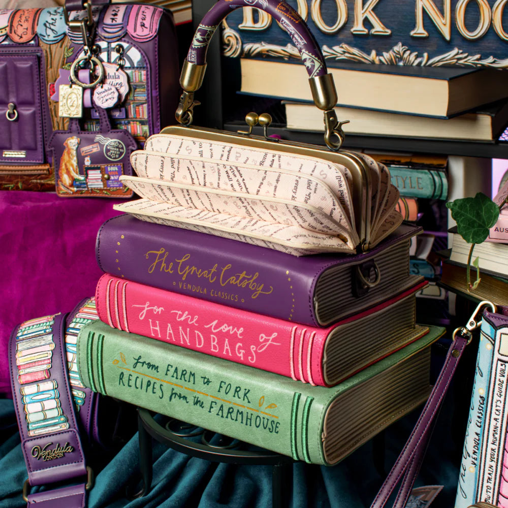 Vendula London Travelling Library Bookshop Turn The Page Bag