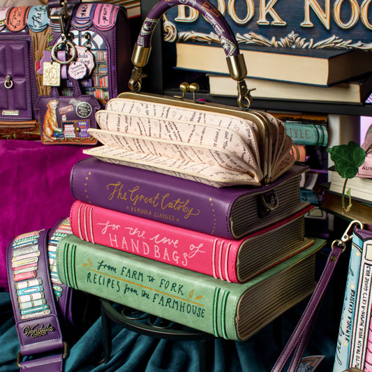 Vendula London Travelling Library Bookshop Turn The Page Bag