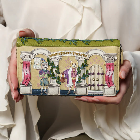 Vendula London Shakespeare Theatre Twelfth Night Large Zip Wallet