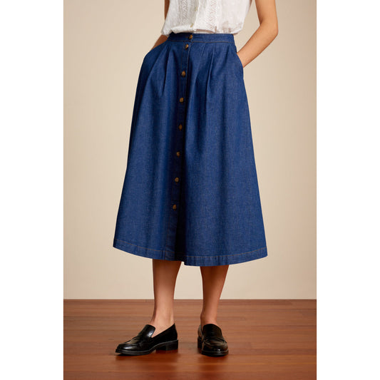 King Louie Esther skirt chambray