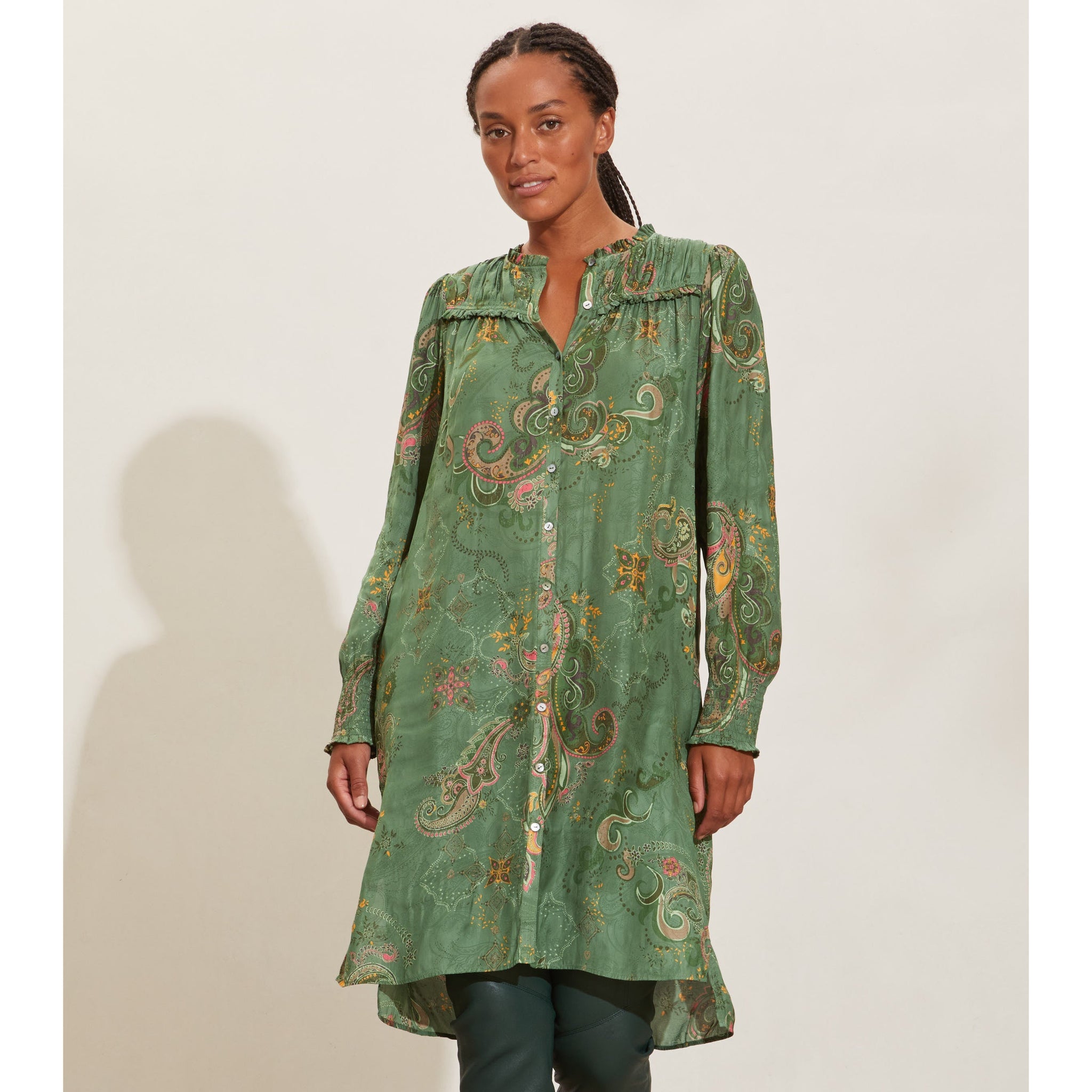 Odd Molly Jody Dress Favourite Green ChantillyLaceBoutique