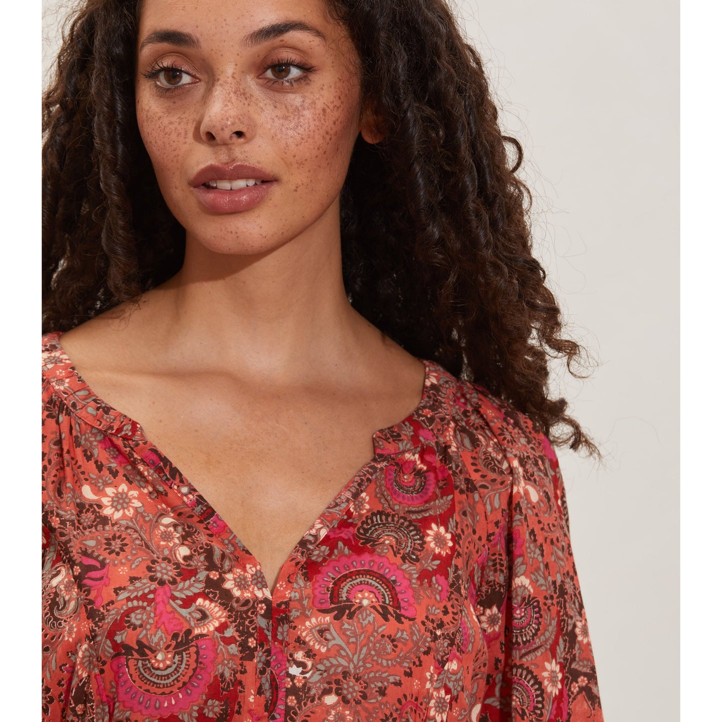Odd Molly Adele Blouse Strawberry Kiss