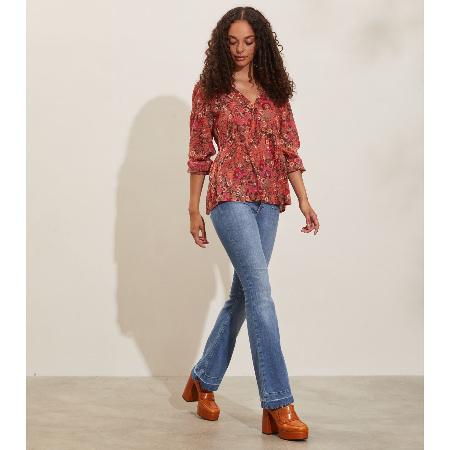 Odd Molly Adele Blouse Strawberry Kiss