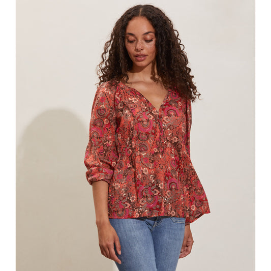 Odd Molly Adele Blouse Strawberry Kiss