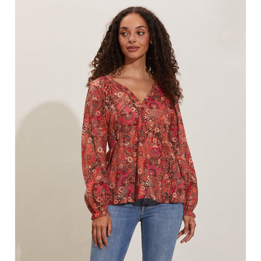 Odd Molly Adele Blouse Strawberry Kiss