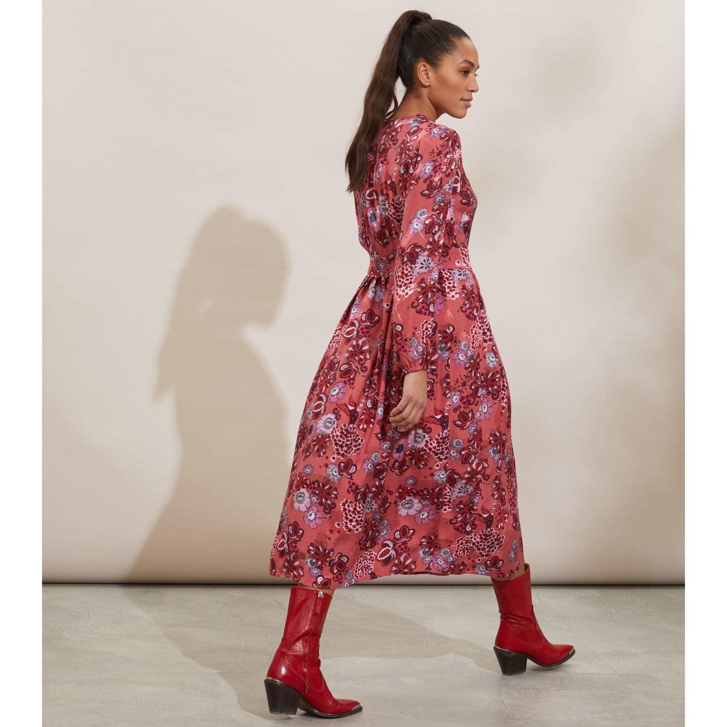 Odd Molly Jacqueline Dress Cranberry