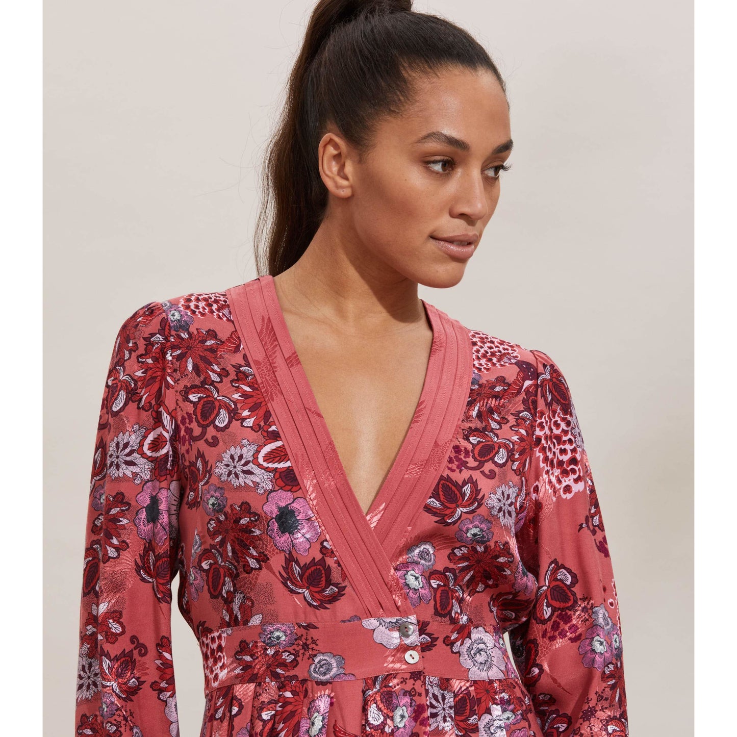 Odd Molly Jacqueline Dress Cranberry