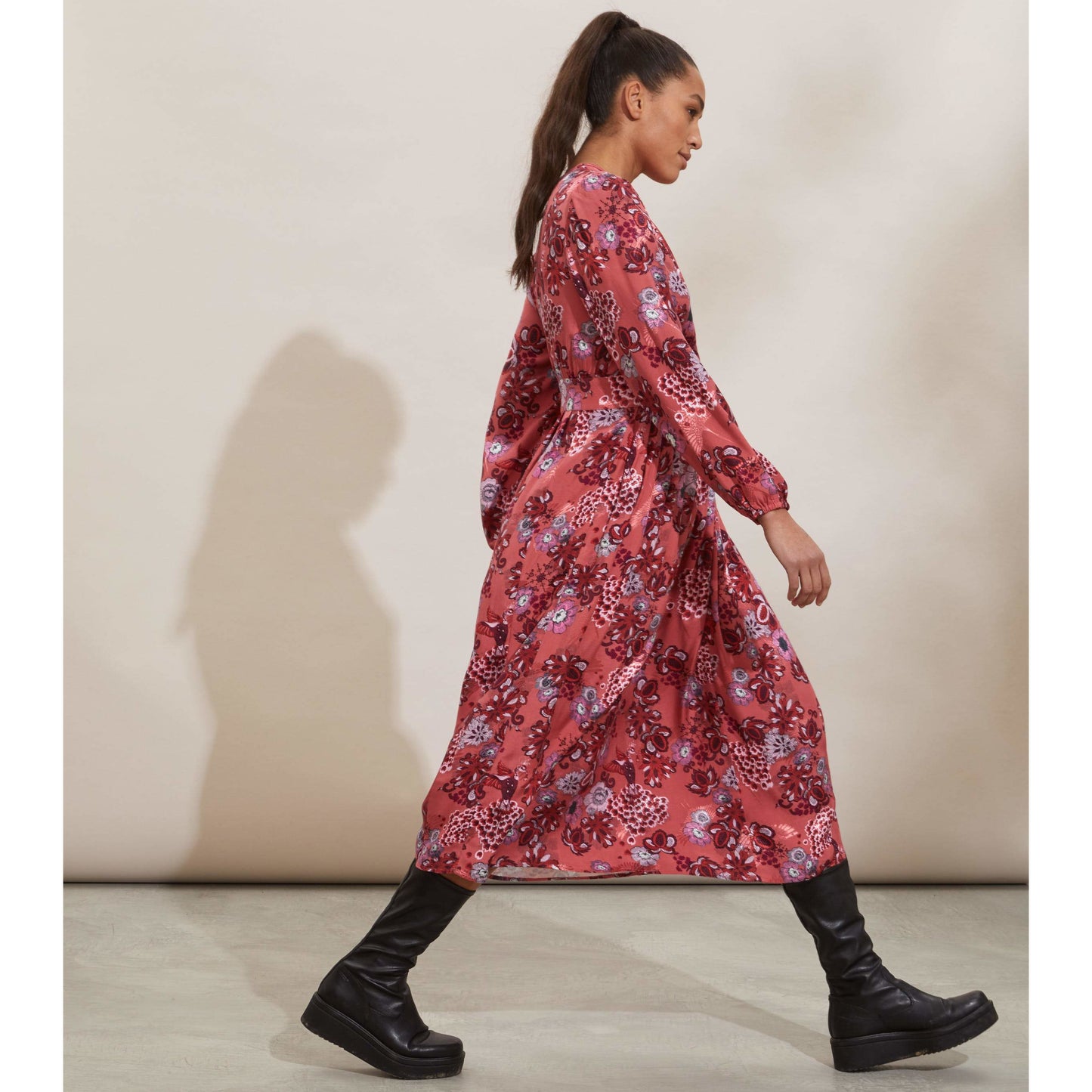Odd Molly Jacqueline Dress Cranberry