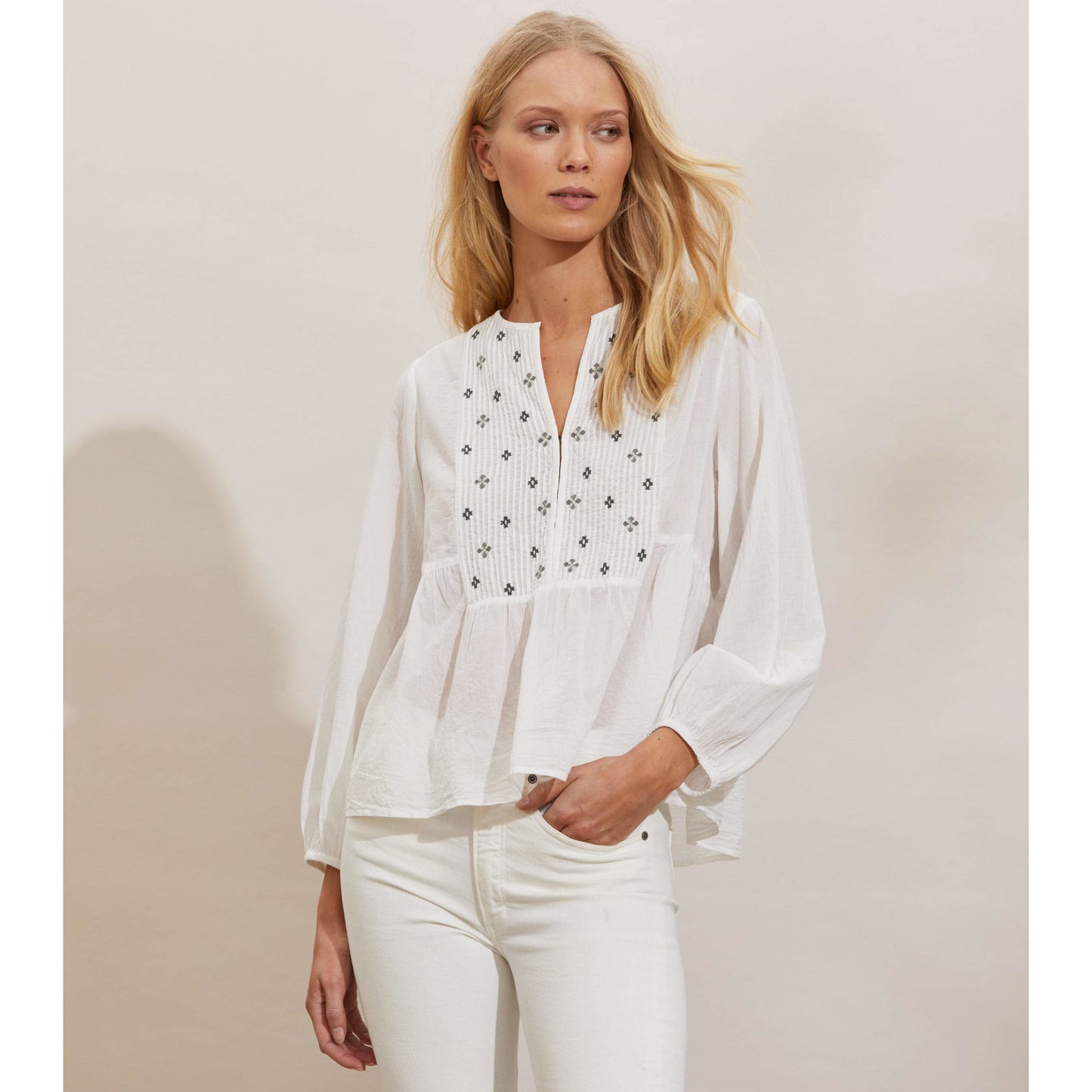 Odd Molly Kayla Blouse Chalk