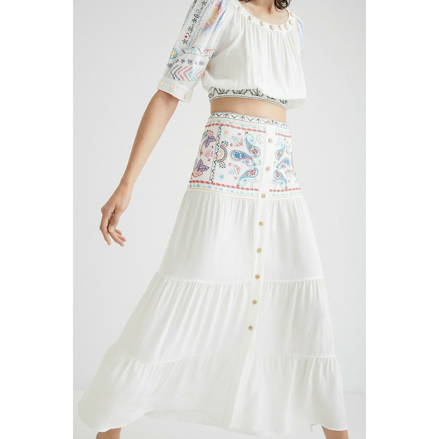Desigual Womens Skirt long 22SWFW02