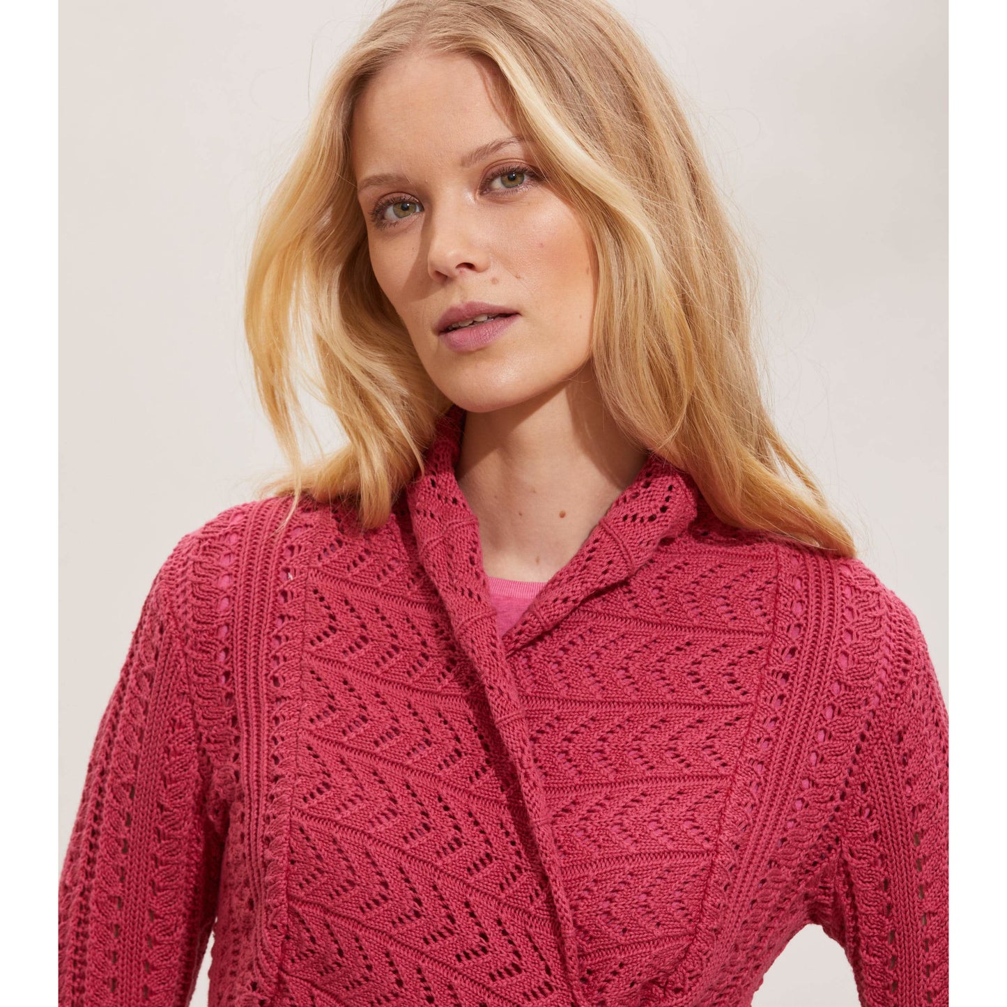 Odd Molly Zinnia Cardigan Pink Fudge