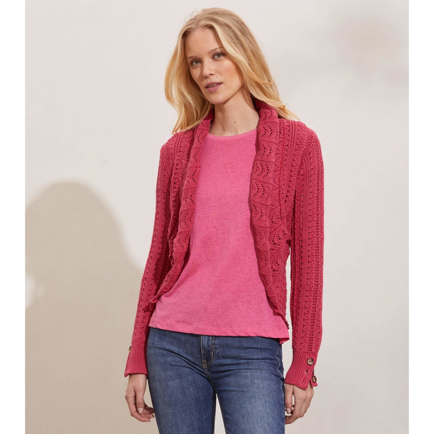Odd Molly Zinnia Cardigan Pink Fudge