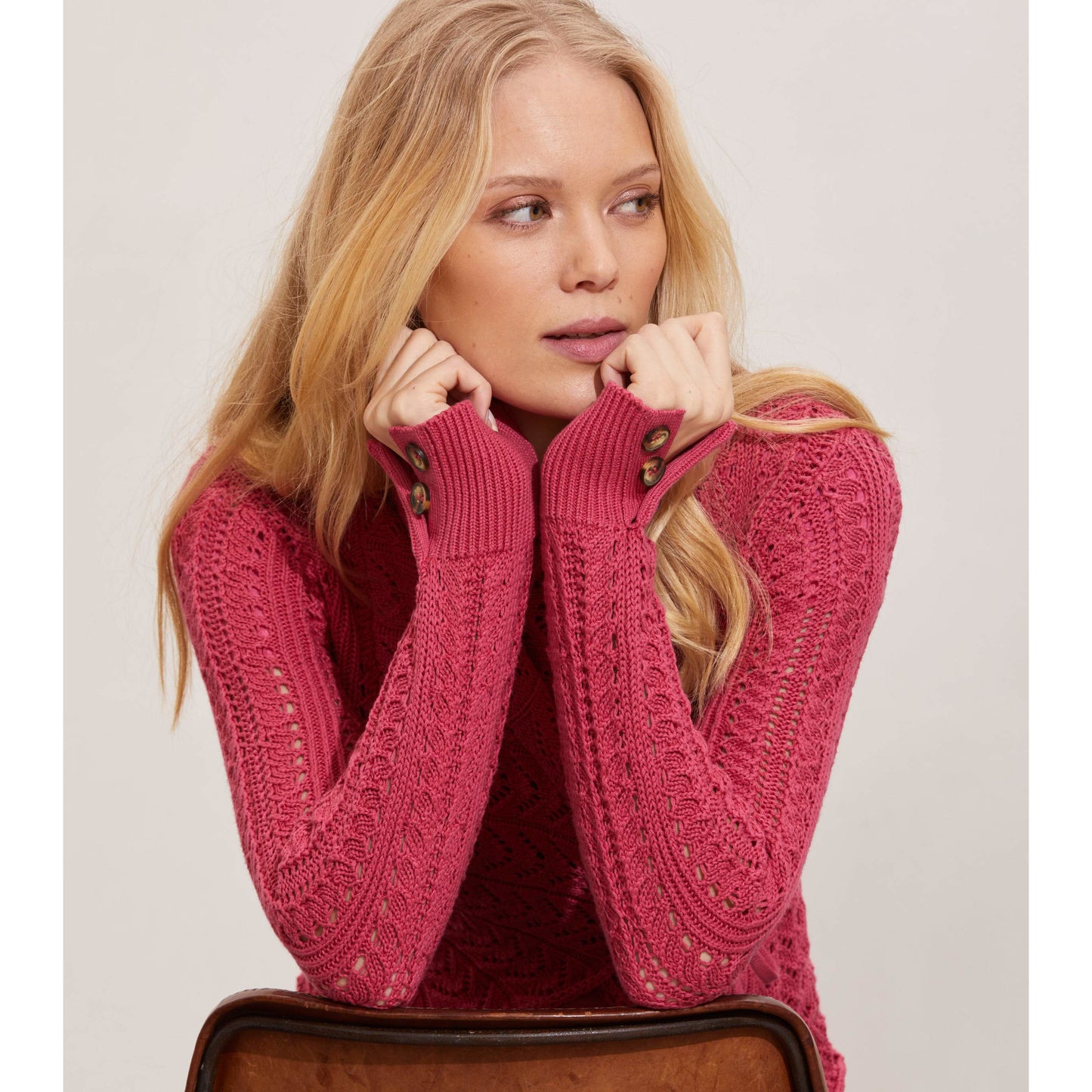 Odd Molly Zinnia Cardigan Pink Fudge