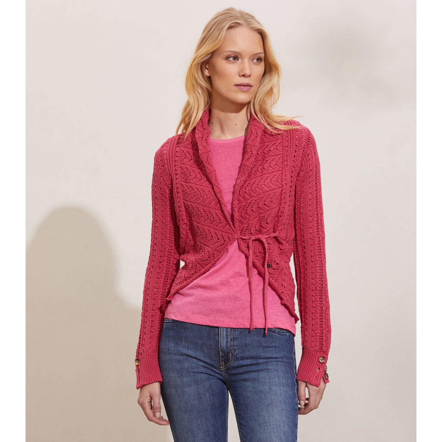 Odd Molly Zinnia Cardigan Pink Fudge