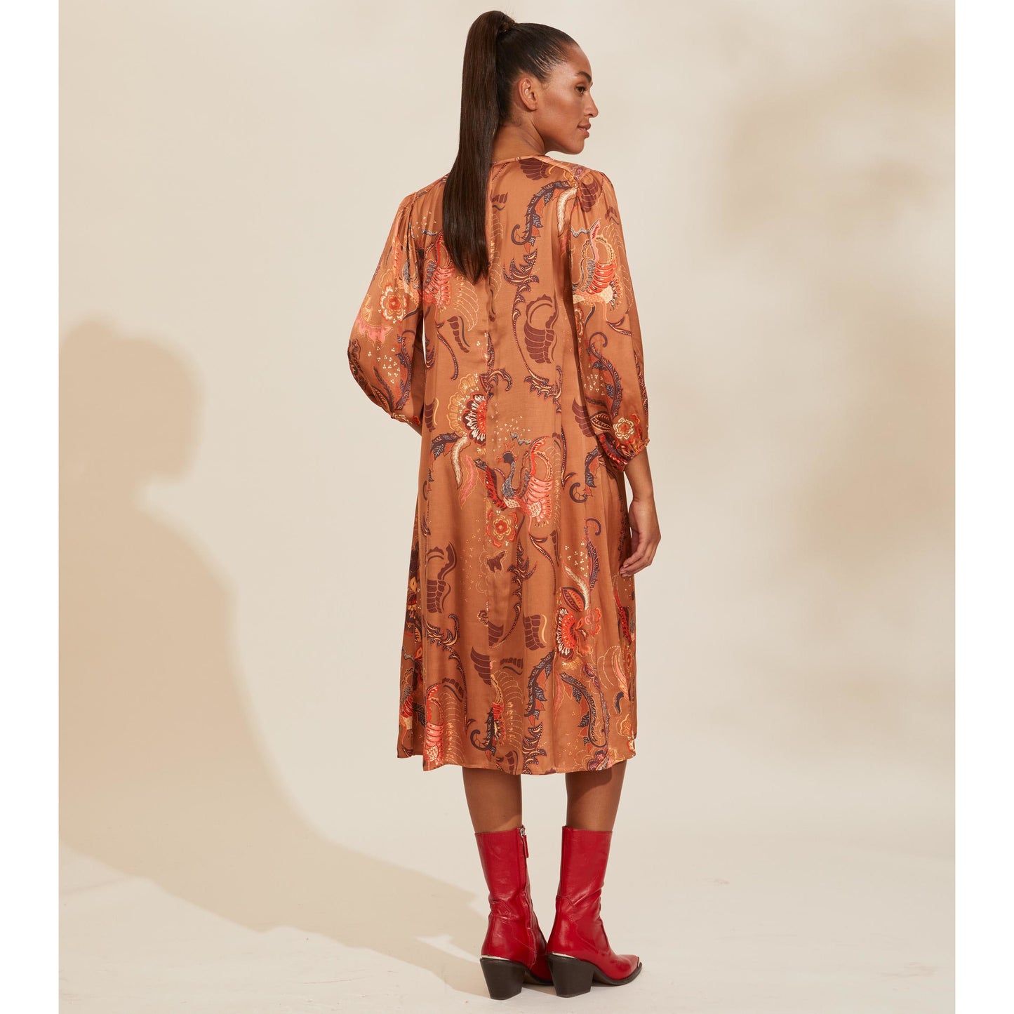 Odd Molly Still Smiling Coconut Brown Dress