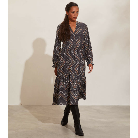 Odd Molly Jessie Dress Deep Asphalt