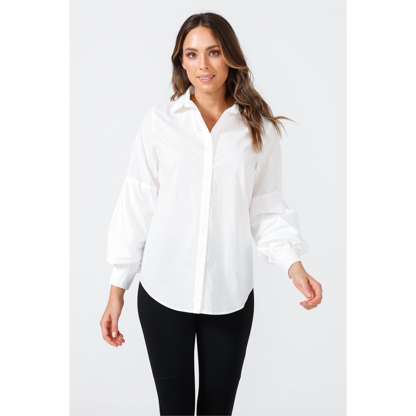 Brave and True The Major Shirt White