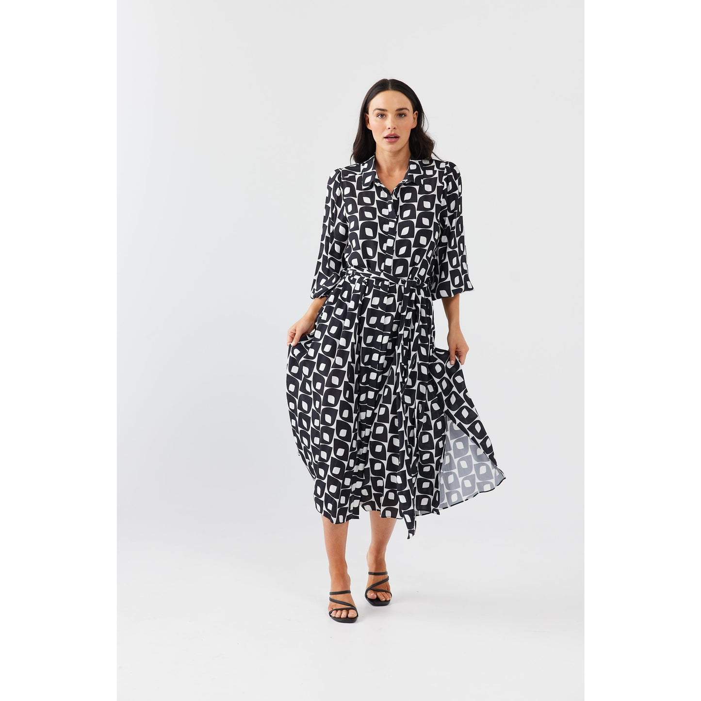 Brave & True Primrose Dress Autumn Leaves